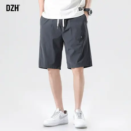 男士速干健身短裤男夏季薄款运动五分裤2023年新款宽松沙滩裤中裤商品大图