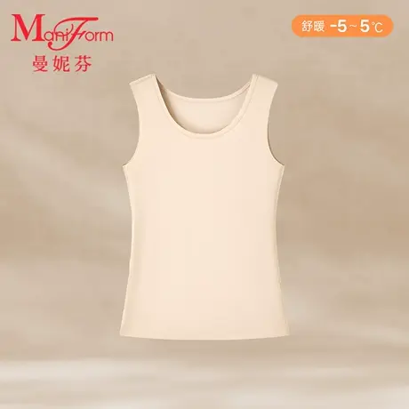 曼妮芬圆领背心女打底秋衣20210653商品大图