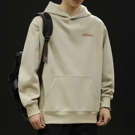 重磅连帽卫衣男2023新款潮牌秋冬款男士长袖外套秋季男款衣服春秋商品大图