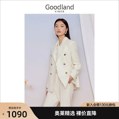 YINER音儿商场同款女装2023秋季新款西装8C63310056商品大图