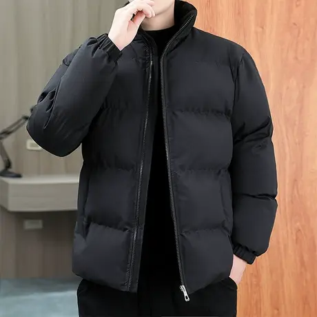 羽绒棉衣男士冬季棉袄2022年新款潮流牌情侣面包晋江棉服加厚外套商品大图