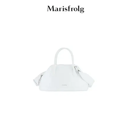 【商场同款】玛丝菲尔冬季新款白色PU皮女士轻便手提包商品大图