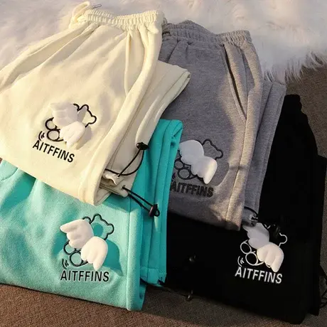 哈伦裤子女夏季薄款宽松小个子卫裤高腰直筒休闲运动束脚裤潮ins商品大图