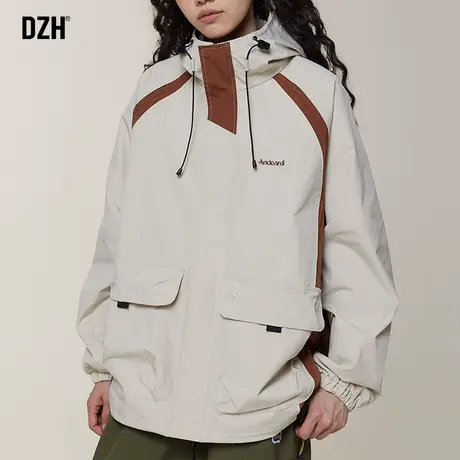 男士户外工装冲锋衣外套男春秋款潮高级感机能夹克男款登山服上衣商品大图