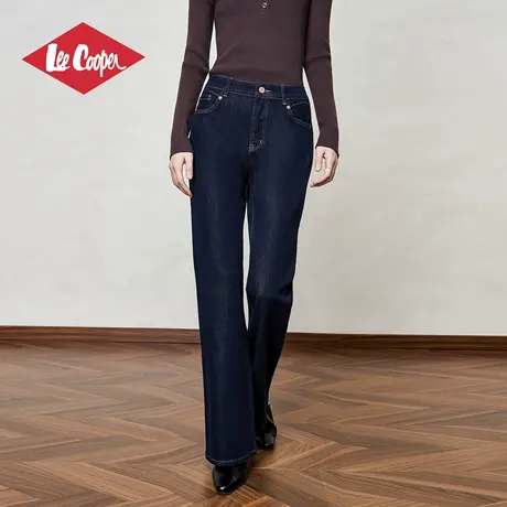 Lee Cooper/李库珀 新款休闲2025年秋季显瘦复古牛仔喇叭裤女士商品大图