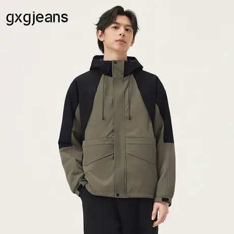 gxg.jeans男装2024年秋季新款连帽夹克外套J24X213170图片