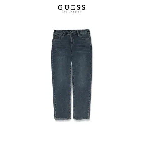【38上新季】GUESS 男休闲百搭舒适水洗牛仔裤宽松直筒裤子商品大图