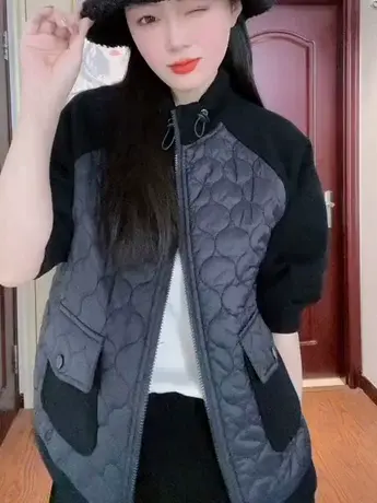 小棉袄时尚冬季轻薄短款棉衣女2023新款棉服女装棒球服上衣外套潮商品大图