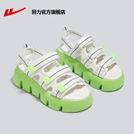 回力官方旗舰店凉鞋女款夏季2023新款女鞋厚底百搭沙滩鞋罗马凉鞋商品大图
