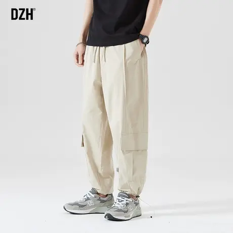 男士直筒休闲裤男2024年春季新款高街痞帅阔腿裤直筒潮牌裤子男裤商品大图