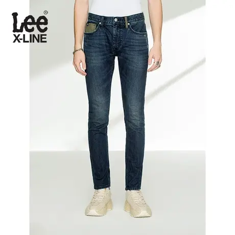 LeeXLINE 21秋冬新品709修身小锥形深蓝男牛仔裤LMB1007092VA-626商品大图
