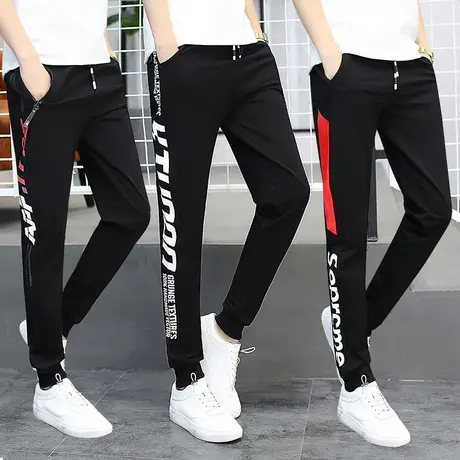 秋季12大男孩15岁青少年男初中学生韩版潮流百搭休闲运动裤子秋装商品大图