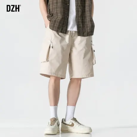 男士速干裤男款工装短裤夏男休闲宽松五分裤潮牌男裤大裤衩沙滩裤商品大图