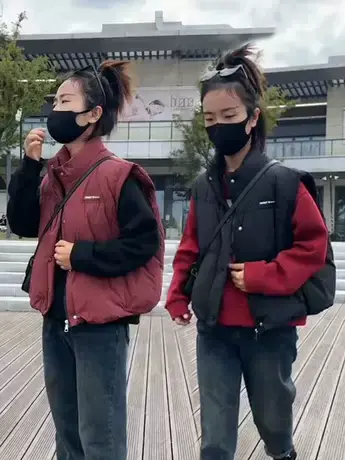 2023秋冬新款羽绒服马甲女短款韩版立领宽松休闲外穿背心外套潮款商品大图