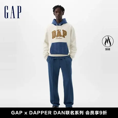 【DAP联名系列】Gap男女装2024春季新款加绒针织裤休闲裤890847图片