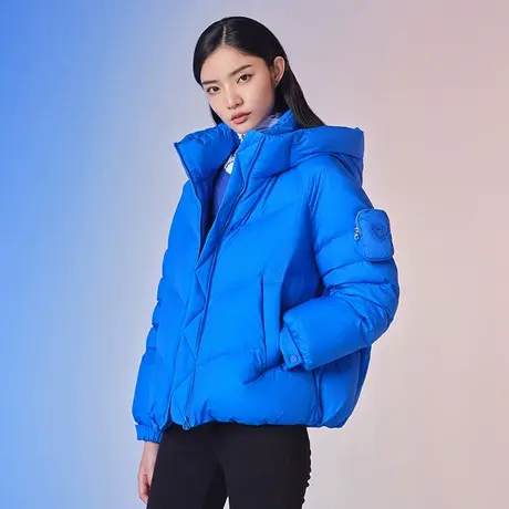 【商场同款】坦博尔2022年新款羽绒服女冬加厚保暖外套潮TB332372图片