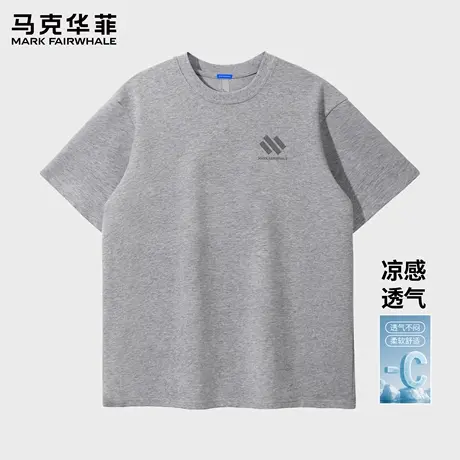 马克华菲短袖T恤男士2025新款夏季美式潮牌休闲宽松圆领半袖上衣X图片