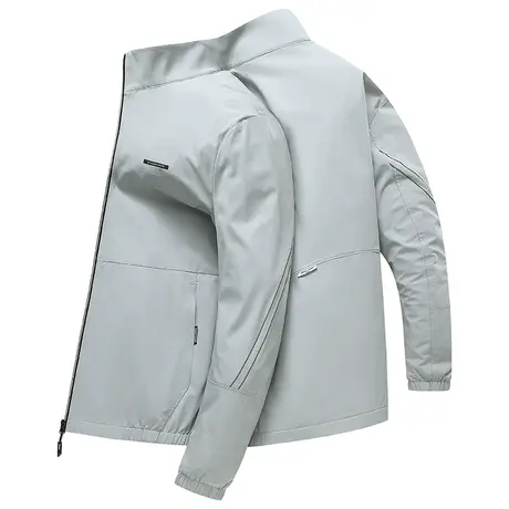 长袖冰丝外套男士2023夏季透气防晒服速干立领轻薄款夹克男皮肤衣商品大图