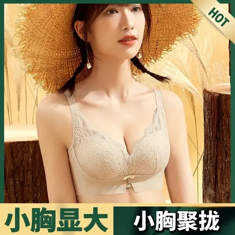 多彩多姿内衣女小胸聚拢无钢圈新款2023爆款收副乳防下垂胸罩TM47商品大图