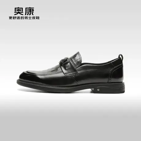 【门店发货】AOKANG奥康2024春季新款商务正装鞋男真皮舒适宴会鞋图片