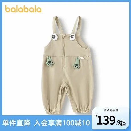 巴拉巴拉2025新款春季男宝宝背带裤连体衣休闲风儿童小童洋气时髦商品大图