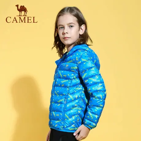 【非卖品】童装秋冬款儿童连帽休闲羽绒服男童女童白鸭绒保暖印花商品大图