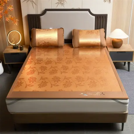 2026新款亲肤舒适山河清风冰藤席凉席席子图片