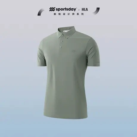 HLA/海澜之家sportsday马术运动短袖POLO衫24春夏新凉感上衣男图片