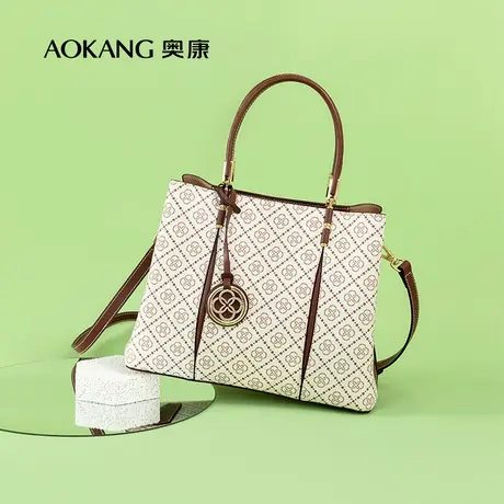 奥康包包女2023新款通勤女包斜挎包真皮妈妈手提单肩包潮流商品大图