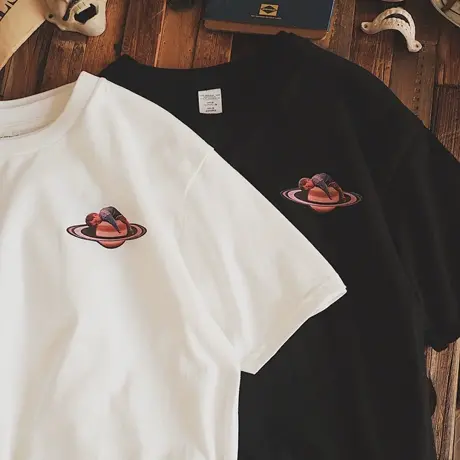 白色短袖T恤女装半袖春装2024年新款宽松纯棉夏季内搭打底衫上衣图片