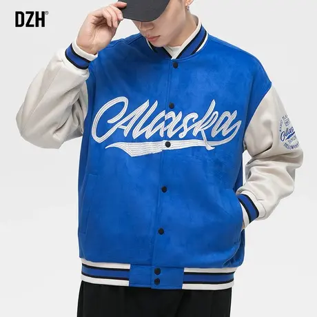 男生刺绣棒球服外套男春秋季潮牌飞行员夹克男装2023新款休闲上衣商品大图