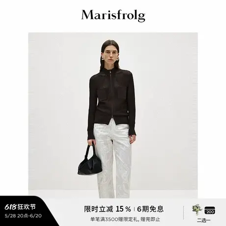 【松弛裤装】玛丝菲尔2025春季新款百搭九分休闲直筒裤长裤女商品大图