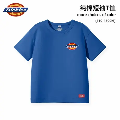 Dickies童装男童短袖夏季儿童美式休闲纯棉体恤男孩潮牌夏款t恤A商品大图