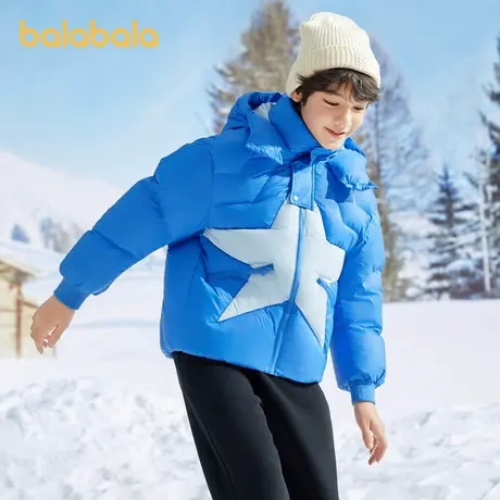 【CHENPENG联名】巴拉巴拉童装冬季羽绒服男童女童鹅绒保暖外套潮商品大图