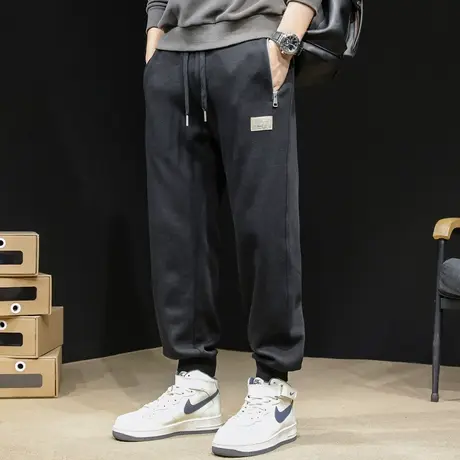2024新款运动裤子男士宽松哈伦男裤潮牌大码春秋休闲裤男束脚卫裤商品大图