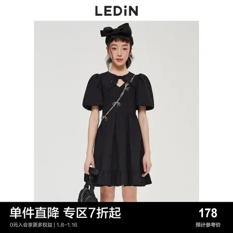 乐町童话小黑裙夏季裙子连衣裙C2FAC3204商品大图