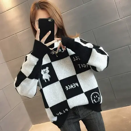 毛衣女装2023年新款秋冬季女士秋款秋装宽松外穿上衣服打底衫洋气商品大图