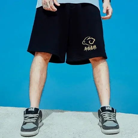 2023夏季宽松短裤男潮牌ins运动裤加肥加大五分裤大码裤子篮球裤商品大图