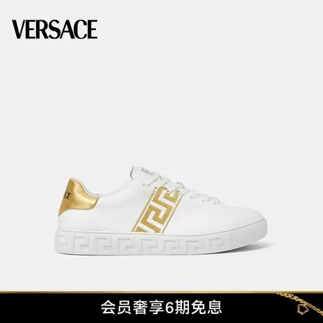 【12期免息】VERSACE/范思哲 男士刺绣Greca运动鞋图片