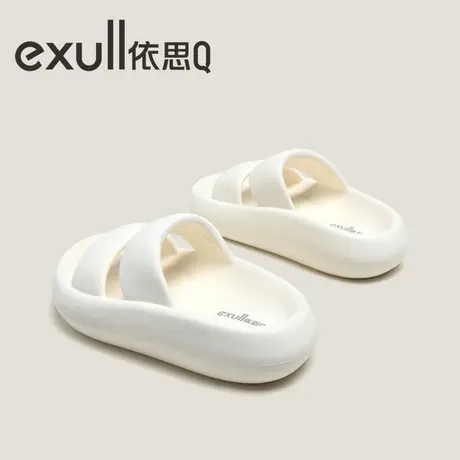 依思Q拖鞋女休闲厚底外穿踩屎感夏季软底可爱沙滩防滑舒适凉拖鞋商品大图