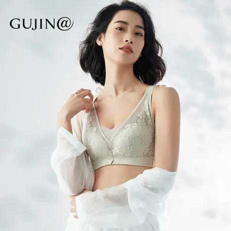 古今@品牌专柜正品内衣女大胸显小胸无钢圈文胸防下垂聚拢收副乳图片