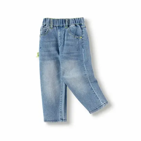 【商场同款】巴拉巴拉童装儿童牛仔裤男童萝卜裤2025春季新款长裤商品大图