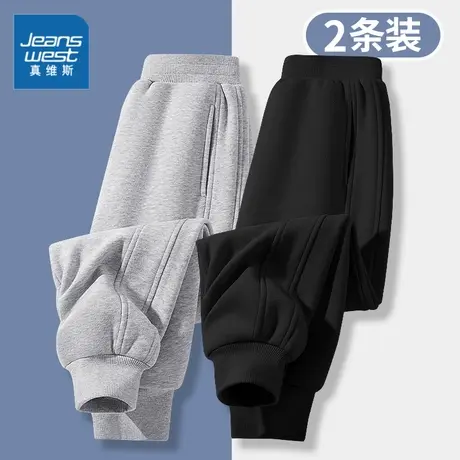 真维斯童装男童初秋裤子中大童时髦纯色长裤春秋款儿童休闲直筒裤图片