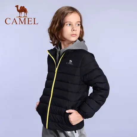 【非卖品】秋冬季儿童纯色轻薄羽绒服中大童短款白鸭绒拉链衫商品大图