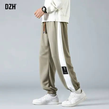 痞帅男裤子休闲百搭男士2024新款美式运动裤男潮牌束脚裤哈伦裤男商品大图