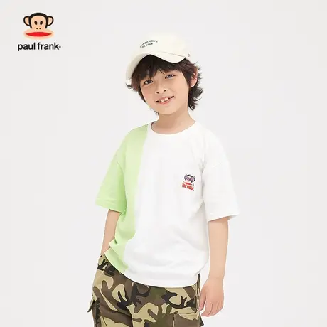 大嘴猴男女童装短袖t恤2023年夏季新品半袖中大儿童纯棉上衣体恤商品大图