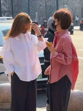 衬衫2023年新款女春装设计感小众韩版宽松显瘦休闲长袖洋气衬衣潮商品大图