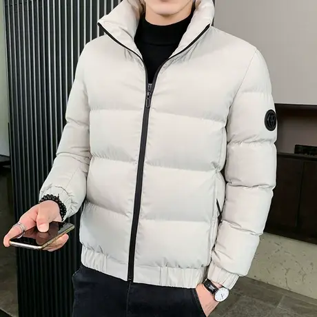 棉服男韩版潮流帅气宽松冬季外套羽绒棉服男生冬装加厚加绒面包服图片