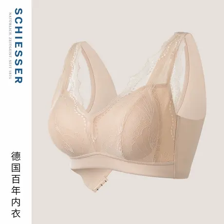 SCHIESSER舒雅25早秋新品女士蕾丝加宽侧收透气无钢托内衣文胸BRA商品大图