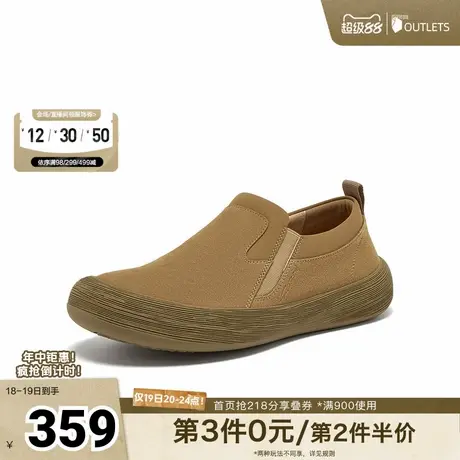 百思图2025秋季新款商场同款勃肯鞋时尚复古男休闲鞋FFT06CM5商品大图